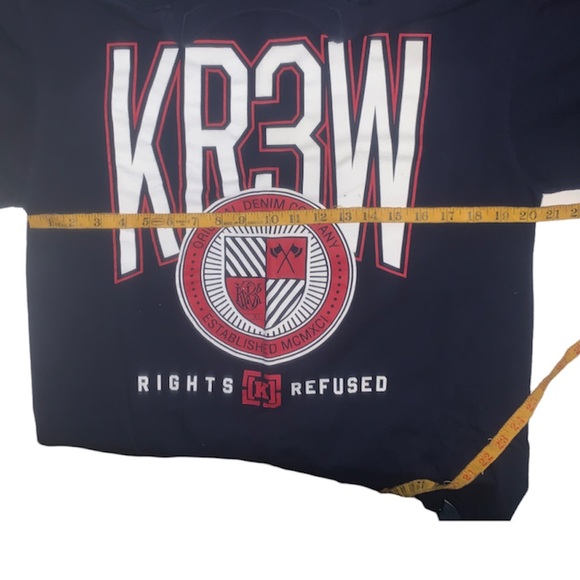 KR3W original denim apparel graphic T-shirt. - Picture 2 of 4